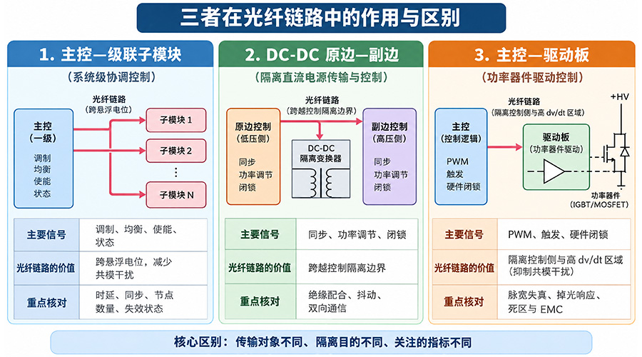 sst光纤三种链路图